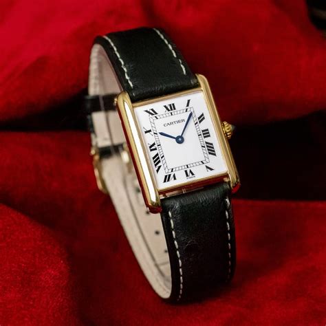 cartier tank men's watch|cartier tank watch men's vintage.